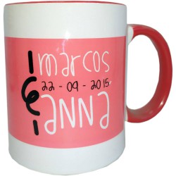 TAZA PERSONALIZADA BLANCA