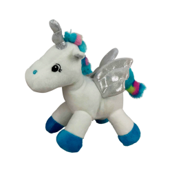 PELUCHE UNICORNIO AZUL